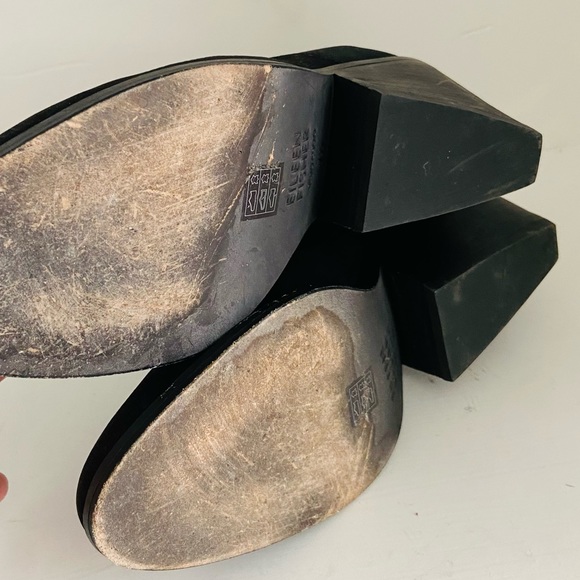 Eileen Fisher Women Black Ankle Boots US 7.5 - Picture 7 of 10